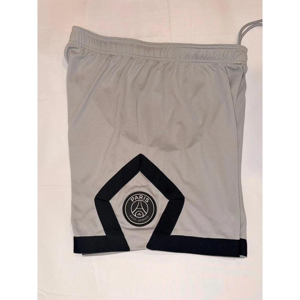 Jordan Paris Saint Germain PSG Away Performance Stadium Shorts Gray XL Slim